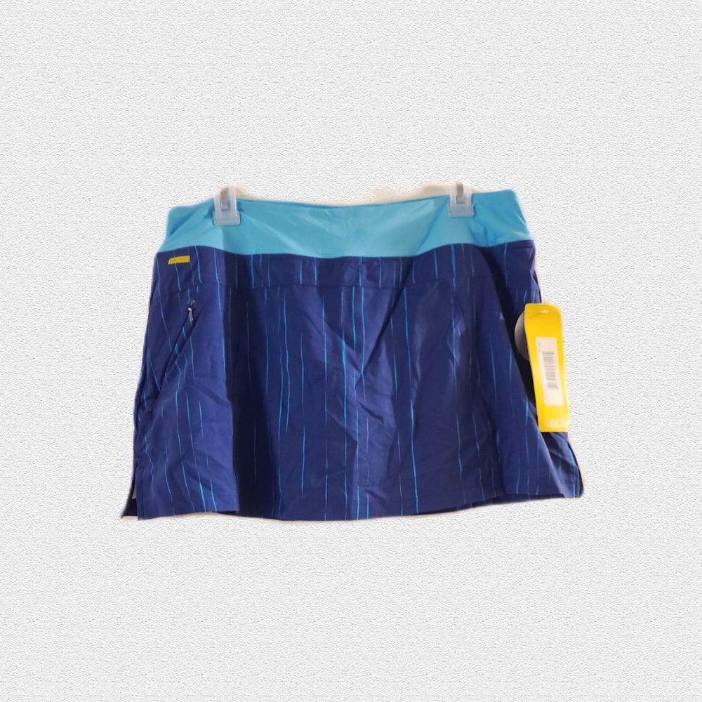 Lole Blue Sport Skort Womens Size Large NWT